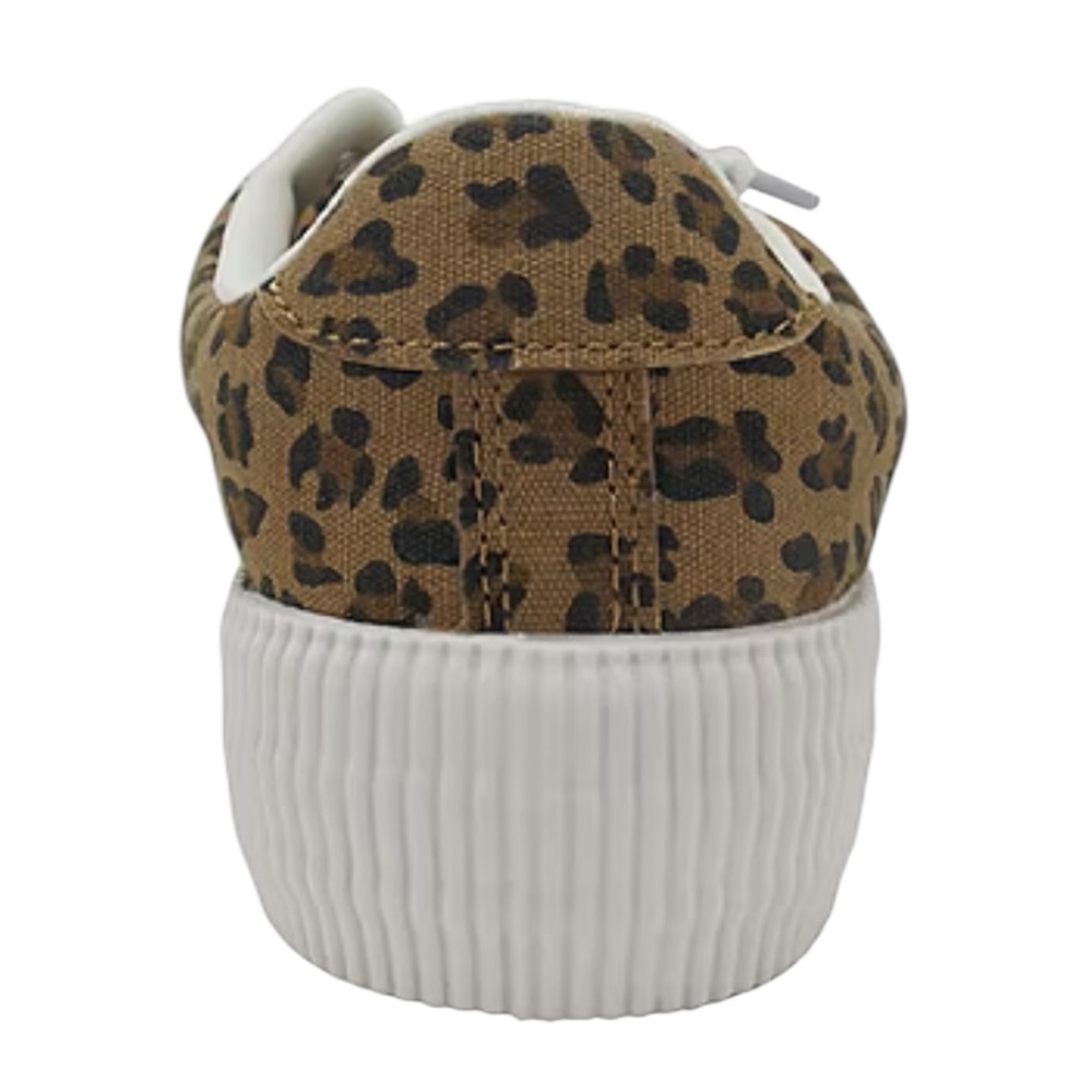 POP NIB Leopard, White Platform Slip-on Sneakers | 7 - Picture 11 of 16